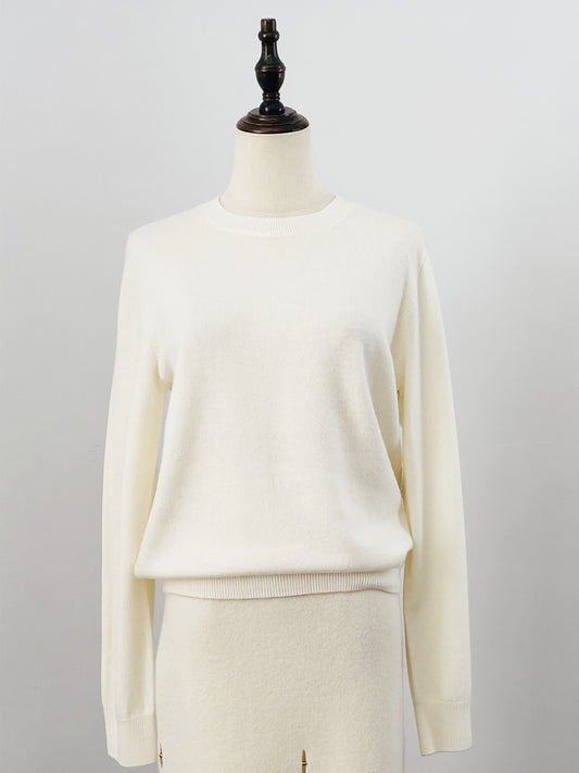 30% Cashmere 70% Wool Basic Knitwear